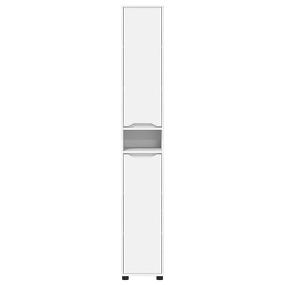 Mobile da Bagno Bianco 30,5 x 30 x 195 cm Legno ingegnerizzato
