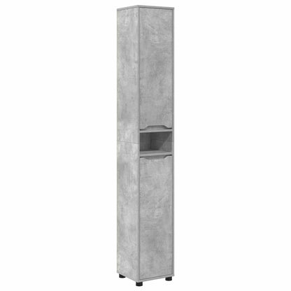 Mobile da Bagno Grigio cemento 30,5 x 30 x 195 cm