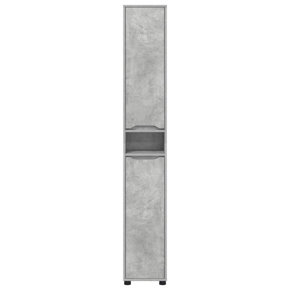 Mobile da Bagno Grigio cemento 30,5 x 30 x 195 cm