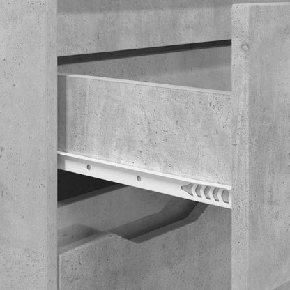 Mobile da Bagno Grigio cemento 72,5 x 36,5 x 100 cm | homemem39