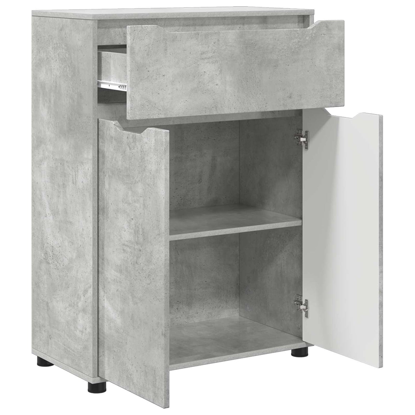 Mobile da Bagno Grigio cemento 72,5 x 36,5 x 100 cm | homemem39