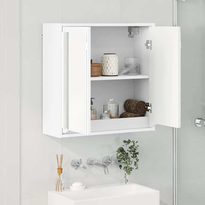 Mobiletto per specchio da bagno Bianco 60 x 20 x 60 cm | homemem39