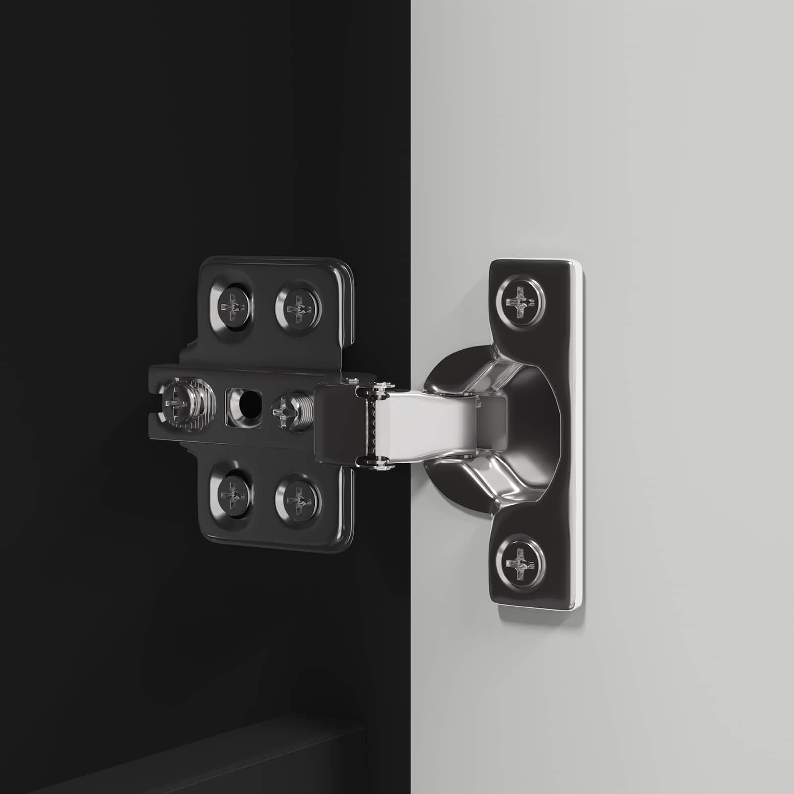Mobiletto per specchio da bagno Nero 60 x 20 x 60 cm | homemem39
