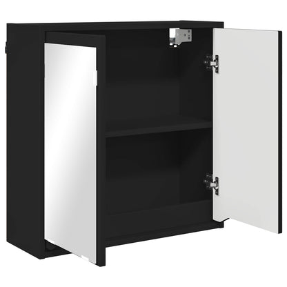 Mobiletto per specchio da bagno Nero 60 x 20 x 60 cm | homemem39