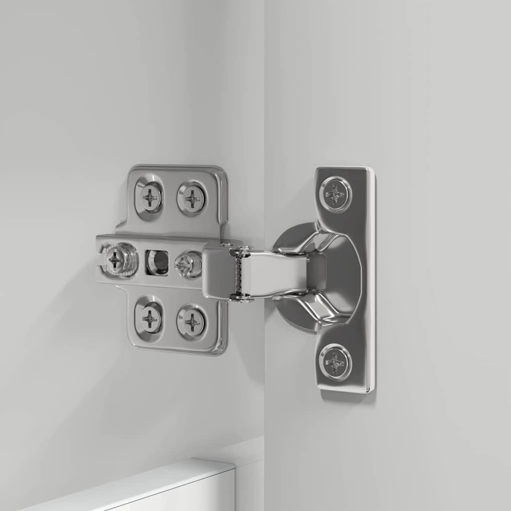 Mobiletto per specchio da bagno Bianco Lucido 60 x 20 x 60 cm | homemem39