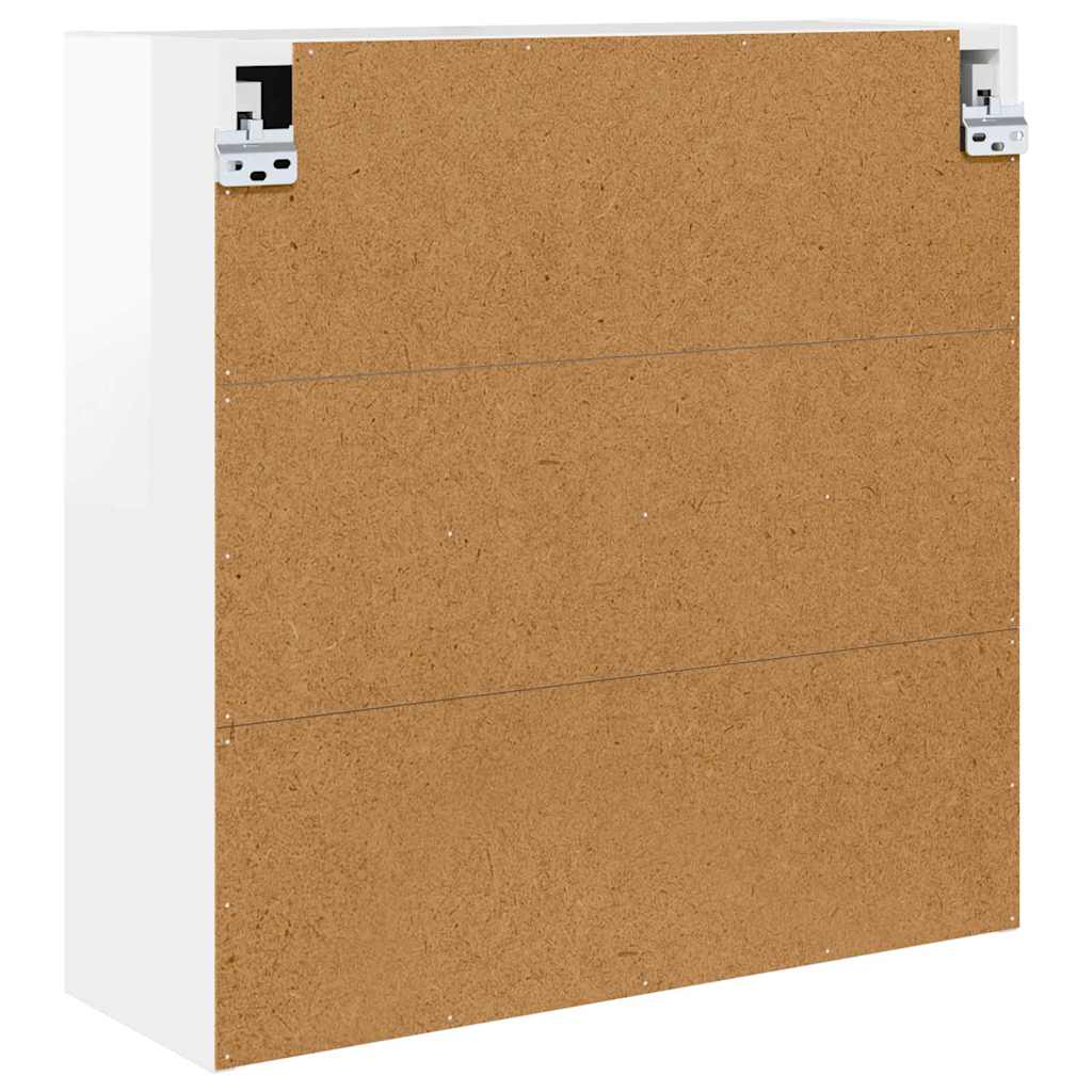 Mobiletto per specchio da bagno Bianco Lucido 60 x 20 x 60 cm | homemem39
