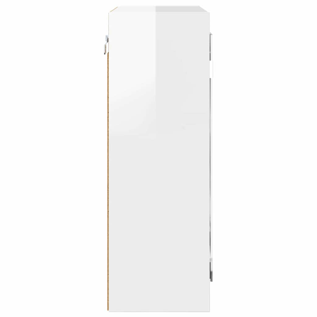 Mobiletto per specchio da bagno Bianco Lucido 60 x 20 x 60 cm | homemem39