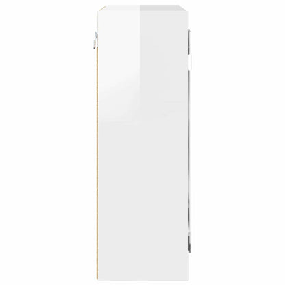 Mobiletto per specchio da bagno Bianco Lucido 60 x 20 x 60 cm | homemem39