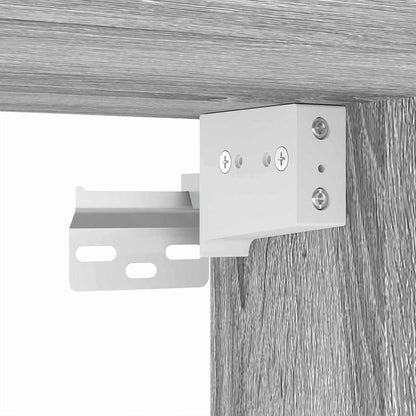 Mobiletto per specchio da bagno Grigio Sonoma 60 x 20 x 60 cm | homemem39