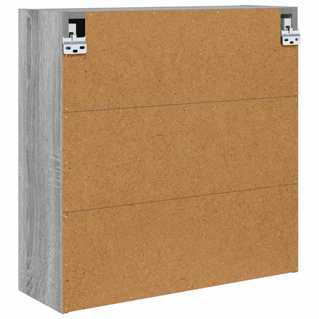 Mobiletto per specchio da bagno Grigio Sonoma 60 x 20 x 60 cm | homemem39