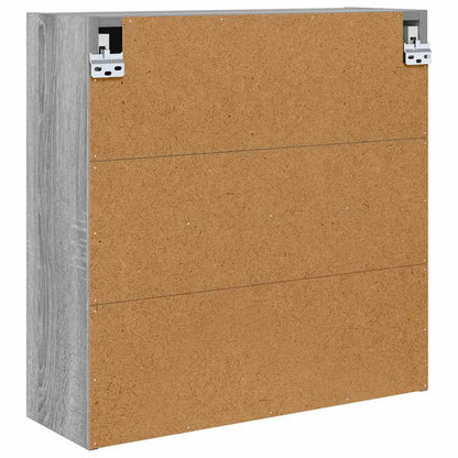 Mobiletto per specchio da bagno Grigio Sonoma 60 x 20 x 60 cm | homemem39