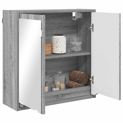 Mobiletto per specchio da bagno Grigio Sonoma 60 x 20 x 60 cm | homemem39