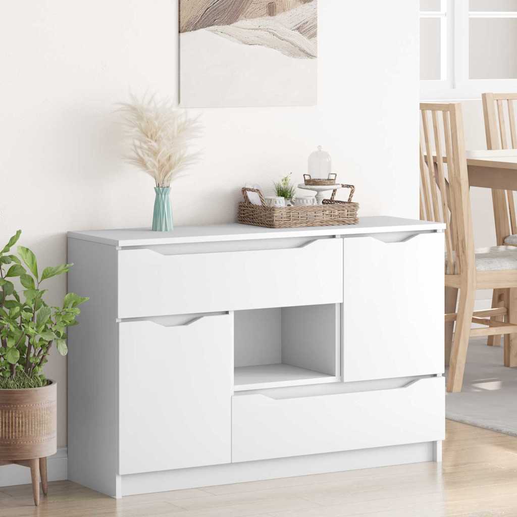 Credenza con cassetto Bianco 100 x 30 x 65,6 Legno multistrato
