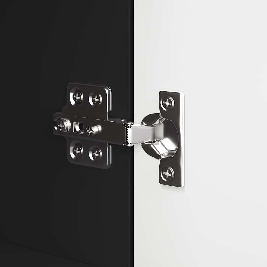 Credenza con cassetto Nero 100 x 30 x 65,6 Legno multistrato