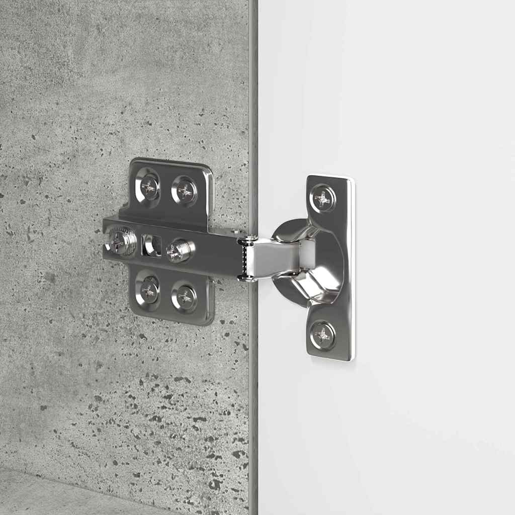 Credenza Grigio cemento 100 x 30 x 65,6 Legno multistrato