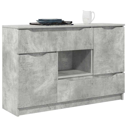 Credenza Grigio cemento 100 x 30 x 65,6 Legno multistrato