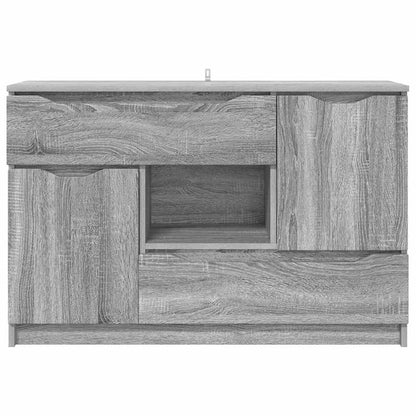 Credenza Grigio Sonoma 100 x 30 x 65,6 Legno multistrato