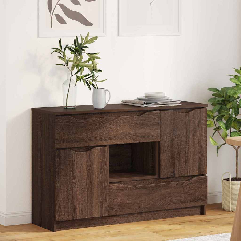 Credenza Rovere Marrone 100 x 30 x 65,6 Legno multistrato