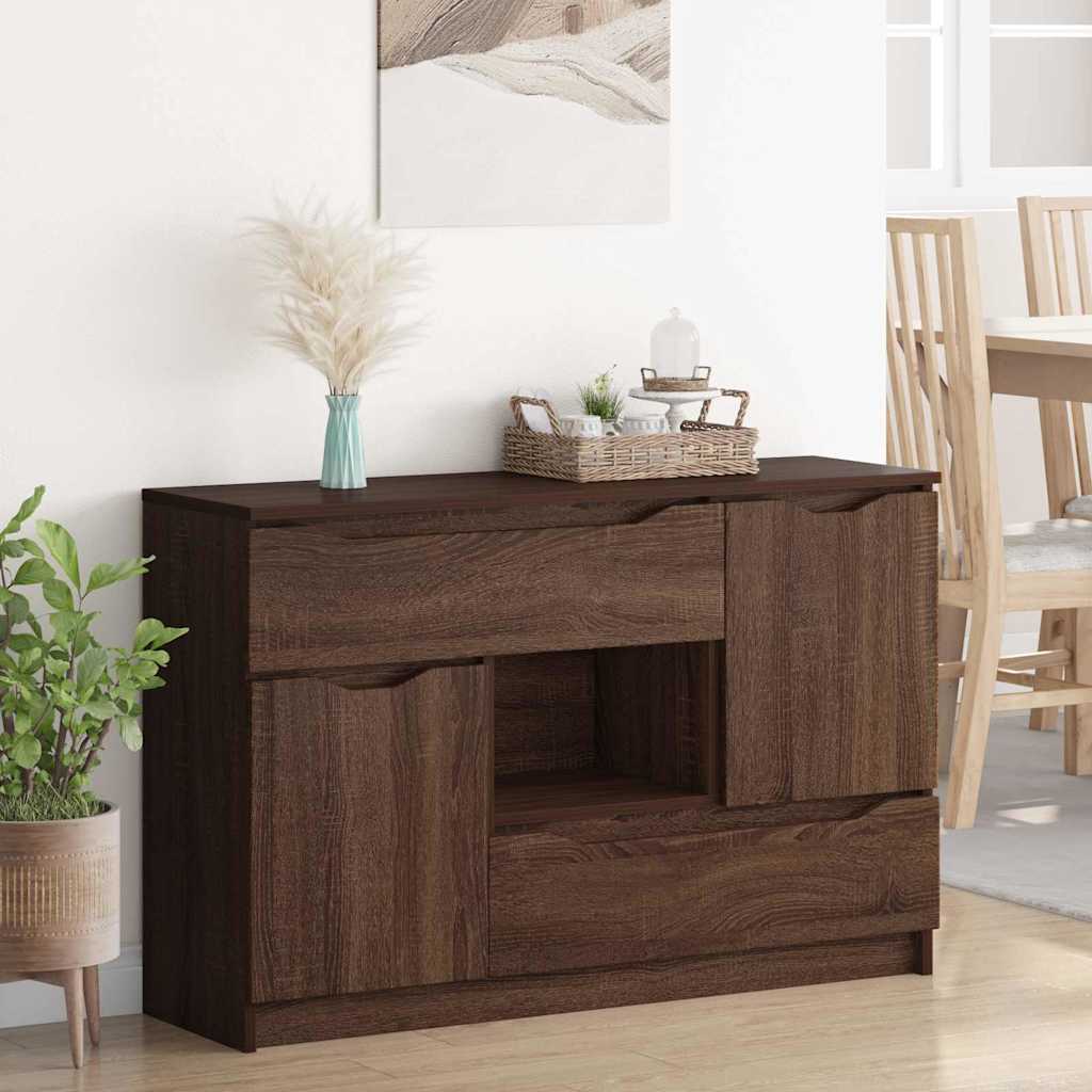 Credenza Rovere Marrone 100 x 30 x 65,6 Legno multistrato