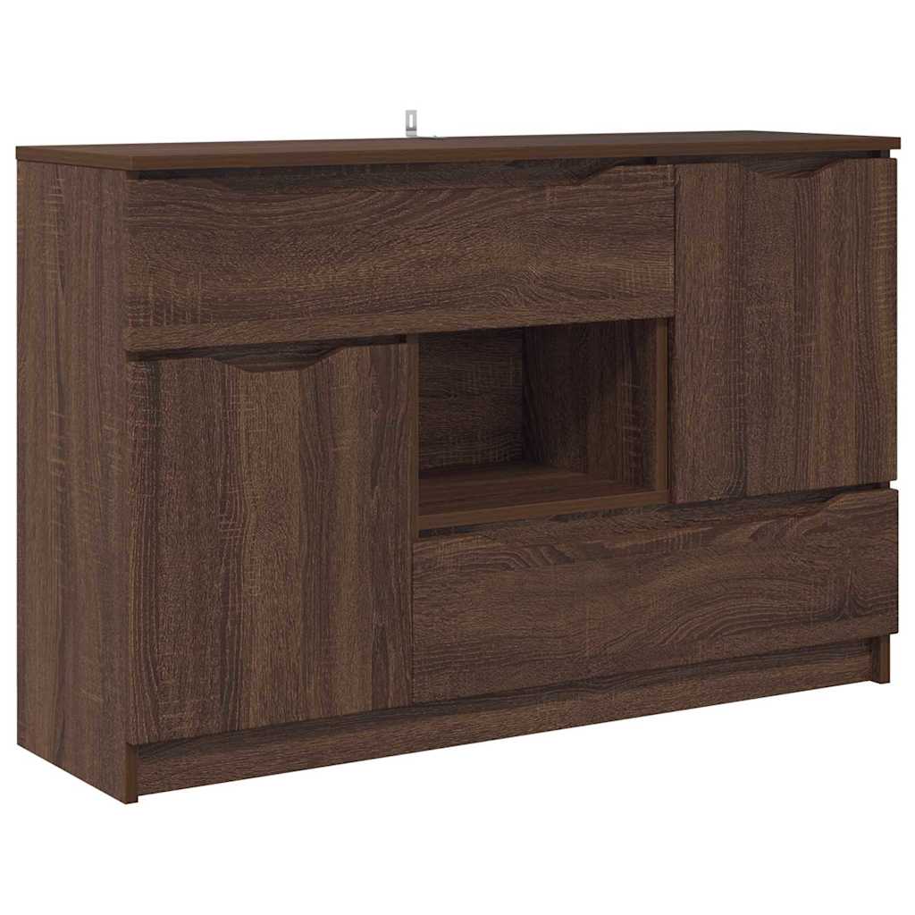 Credenza Rovere Marrone 100 x 30 x 65,6 Legno multistrato