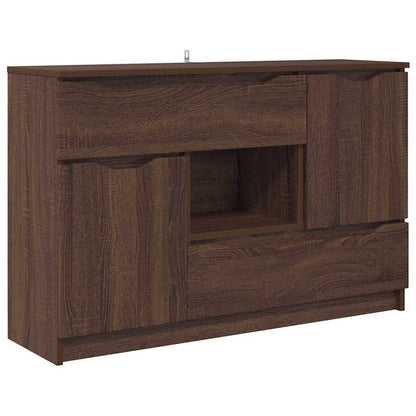 Credenza Rovere Marrone 100 x 30 x 65,6 Legno multistrato