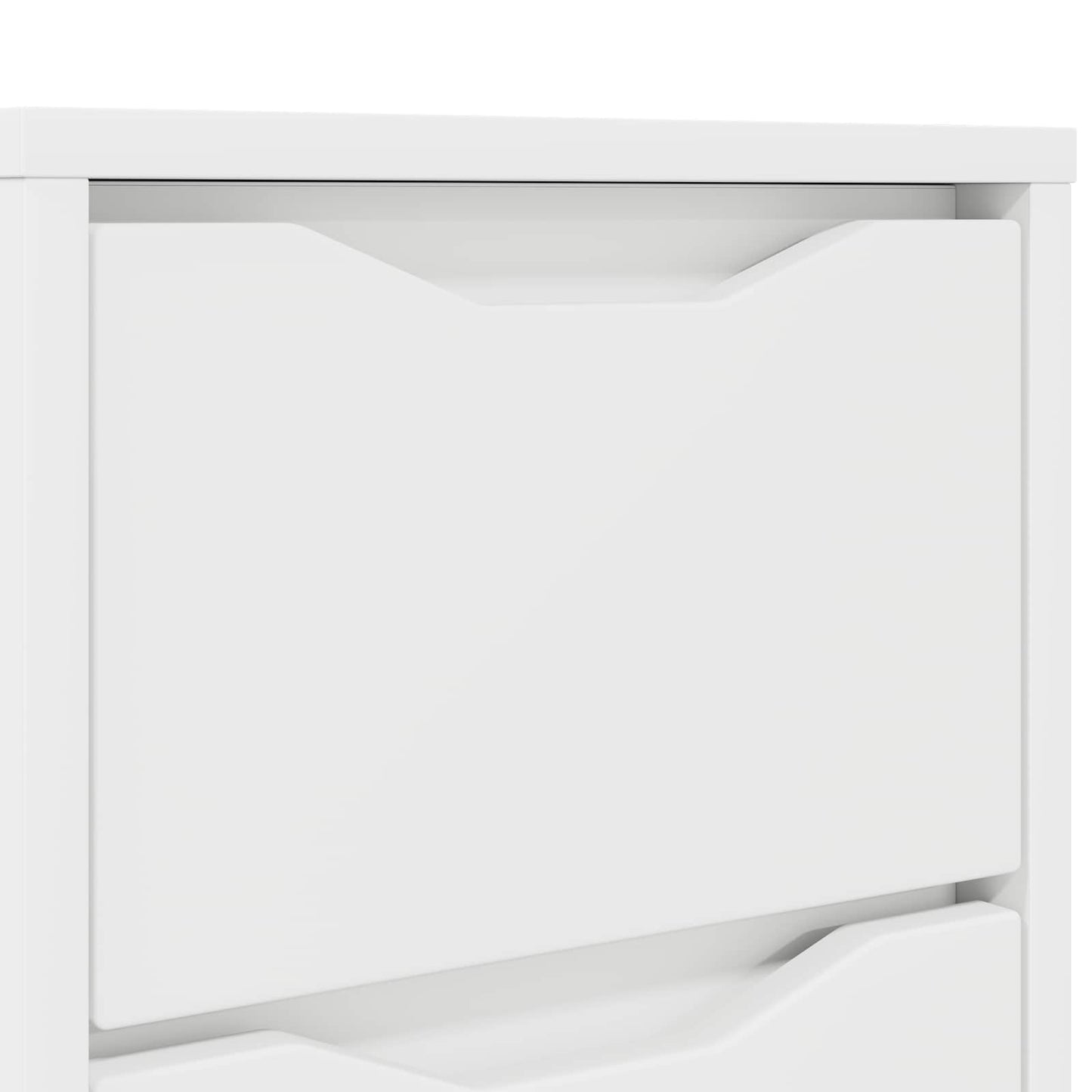 Comodino Bianco 30,5 x 30 x 43 cm Legno ingegnerizzato