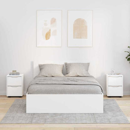 Comodini 2 pcs Bianco 30,5 x 30 x 43 cm Legno multistrato | homemem39