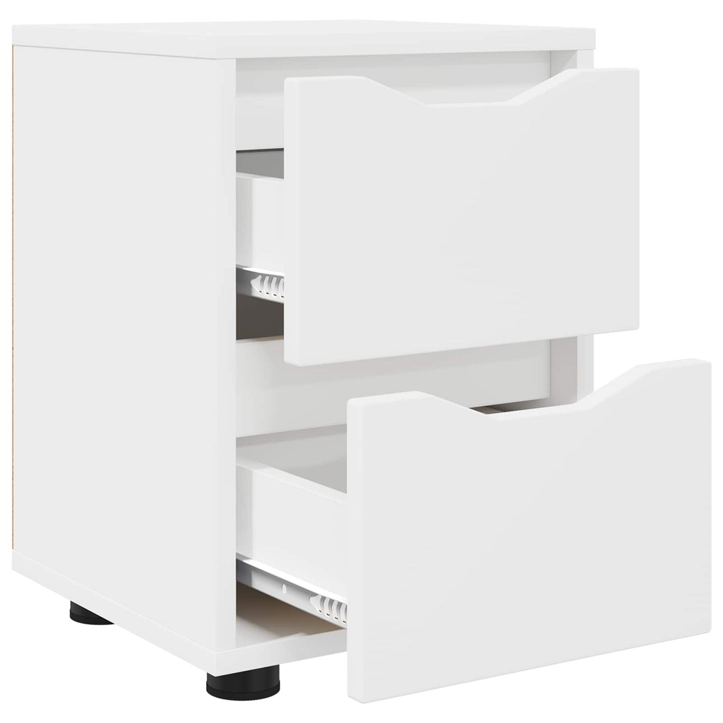 Comodini 2 pz Bianco 30,5 x 30 x 43 cm Legno ingegnerizzato