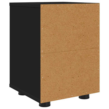 Comodini 2 pcs Nero 30,5 x 30 x 43 cm Legno multistrato | homemem39