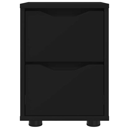 Comodini 2 pcs Nero 30,5 x 30 x 43 cm Legno multistrato | homemem39