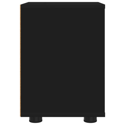 Comodini 2 pz Nero 30,5 x 30 x 43 cm Legno ingegnerizzato