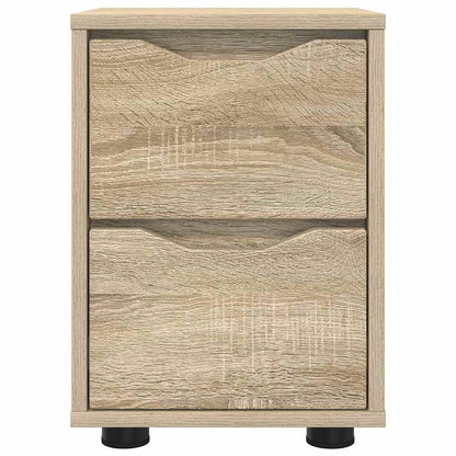 Comodini con cassetto 2 pcs Rovere Sonoma 30,5 x 30 x 43 cm