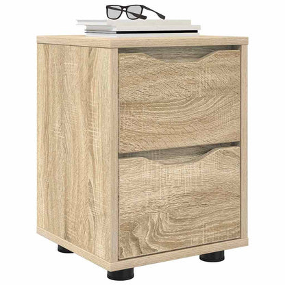 Comodini con cassetto 2 pcs Rovere Sonoma 30,5 x 30 x 43 cm