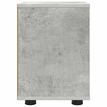 Comodini con cassetto 2 pcs Grigio cemento 30,5 x 30 x 43 cm | homemem39