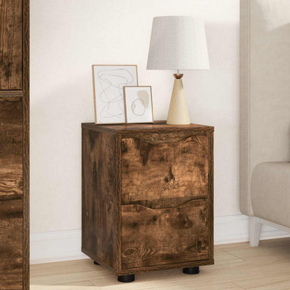 Comodino Rovere fumé 30,5 x 30 x 43 cm Legno ingegnerizzato