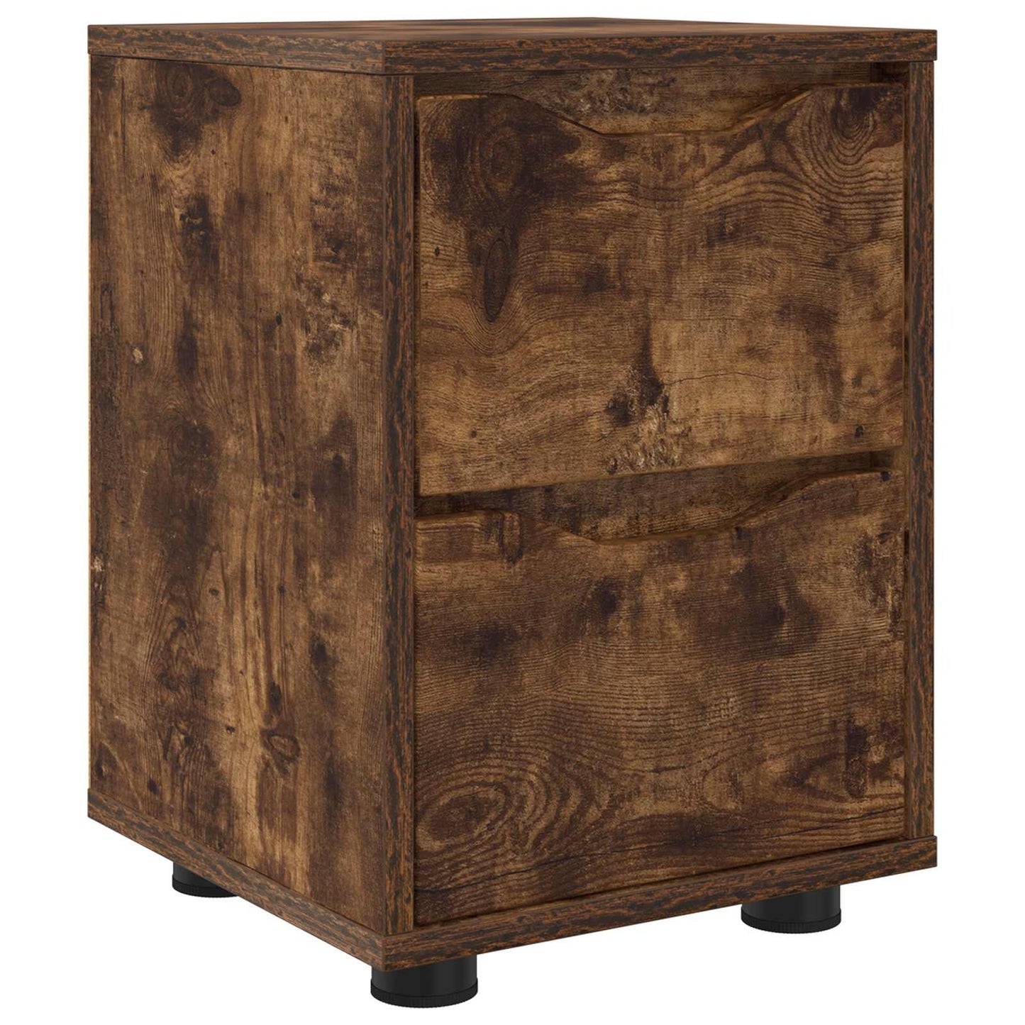 Comodino Rovere fumé 30,5 x 30 x 43 cm Legno ingegnerizzato