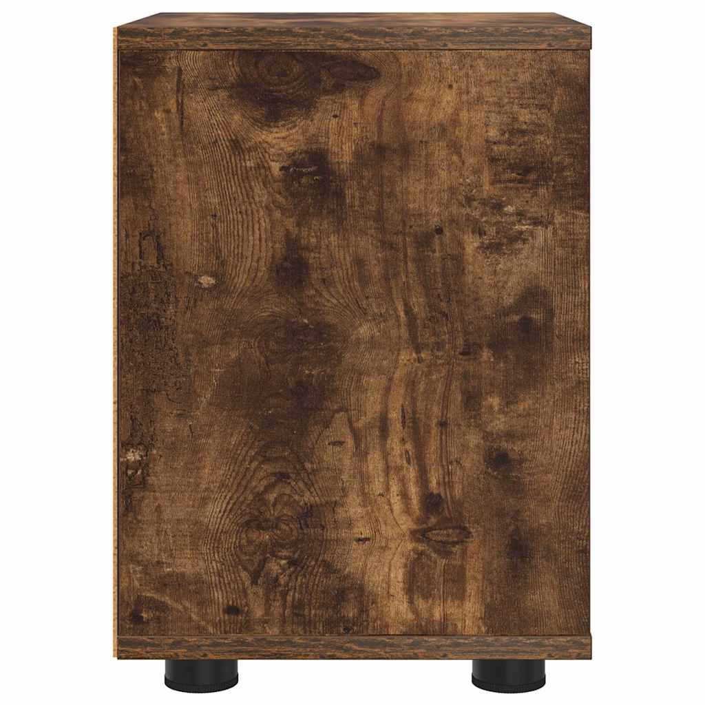 Comodino Rovere fumé 30,5 x 30 x 43 cm Legno multistrato | homemem39