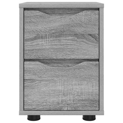 Comodino Grigio Sonoma 30,5 x 30 x 43 cm Legno multistrato | homemem39