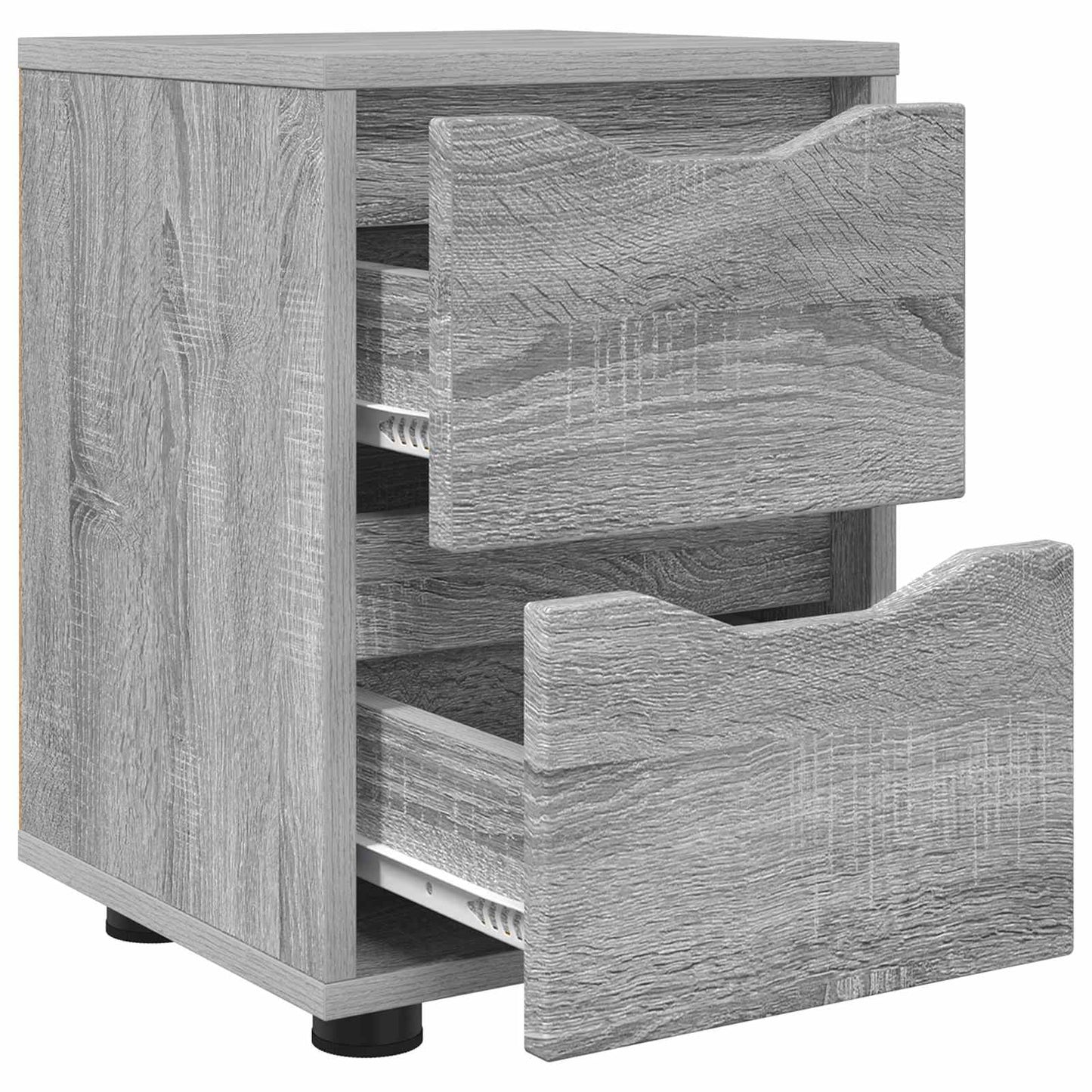 Comodini 2 pz Grigio Sonoma 30,5 x 30 x 43 cm