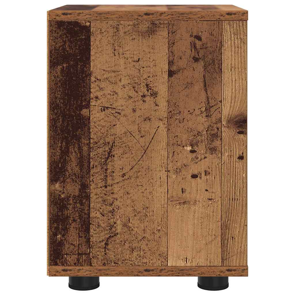 Comodino Legno vecchio 30,5 x 30 x 43 cm Legno multistrato
