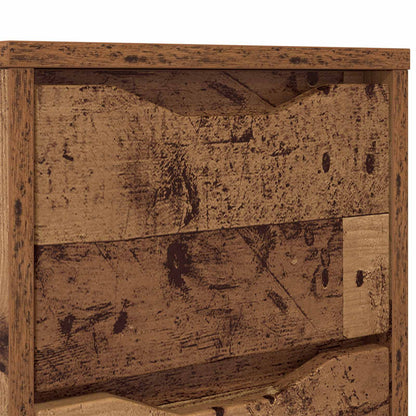 Comodini 2 pz Legno vecchio 30,5 x 30 x 43 cm