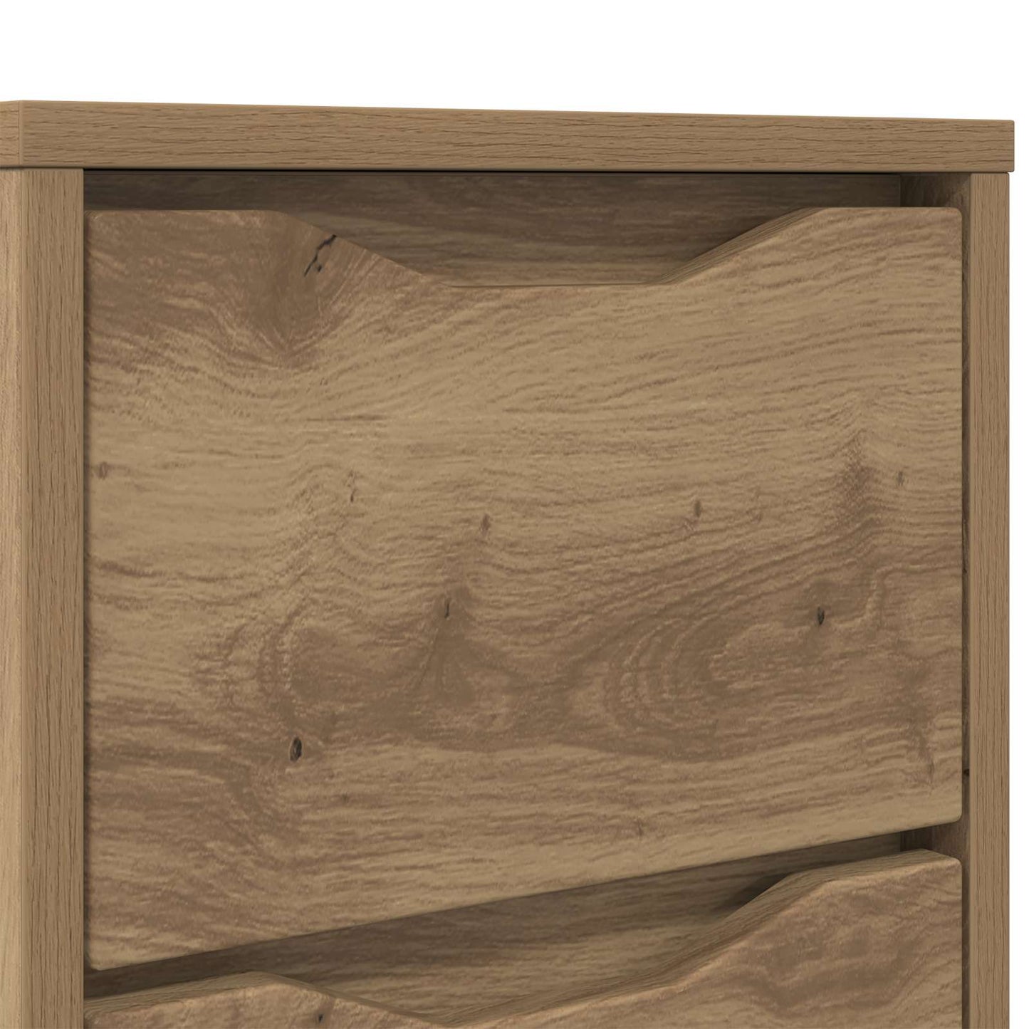 Comodini 2 pz Rovere artigianale 30,5 x 30 x 43 cm