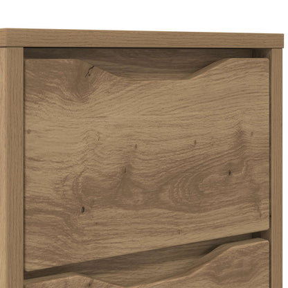 Comodini 2 pz Rovere artigianale 30,5 x 30 x 43 cm