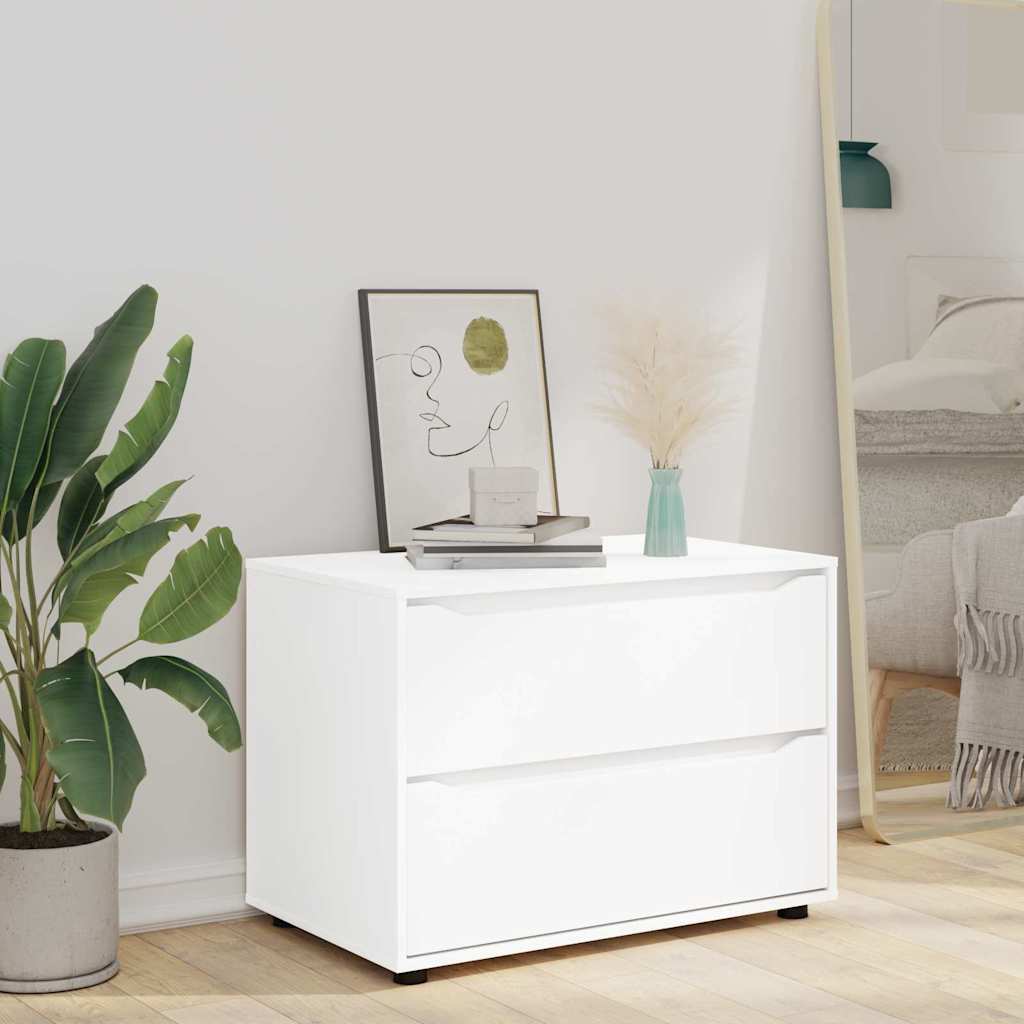 Armadio Bianco 80 x 48 x 57 cm Legno multistrato | homemem39