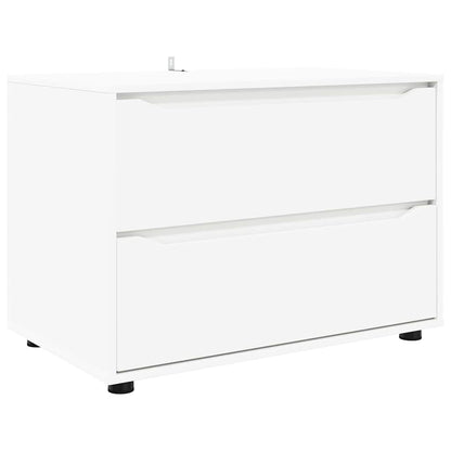 Armadio Bianco 80 x 48 x 57 cm Legno multistrato | homemem39