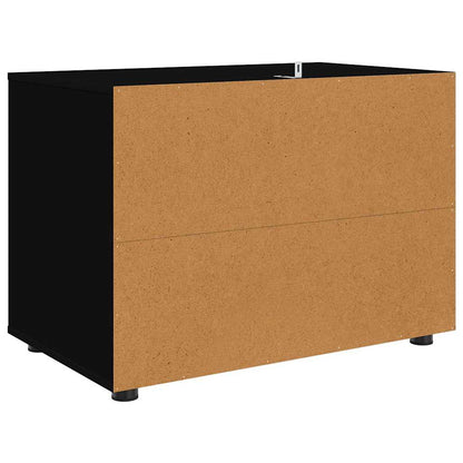Armadio Nero 80 x 48 x 57 cm Legno multistrato | homemem39
