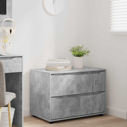 Armadio 80 x 48 x 57 cm Legno ingegnerizzato Grigio cemento
