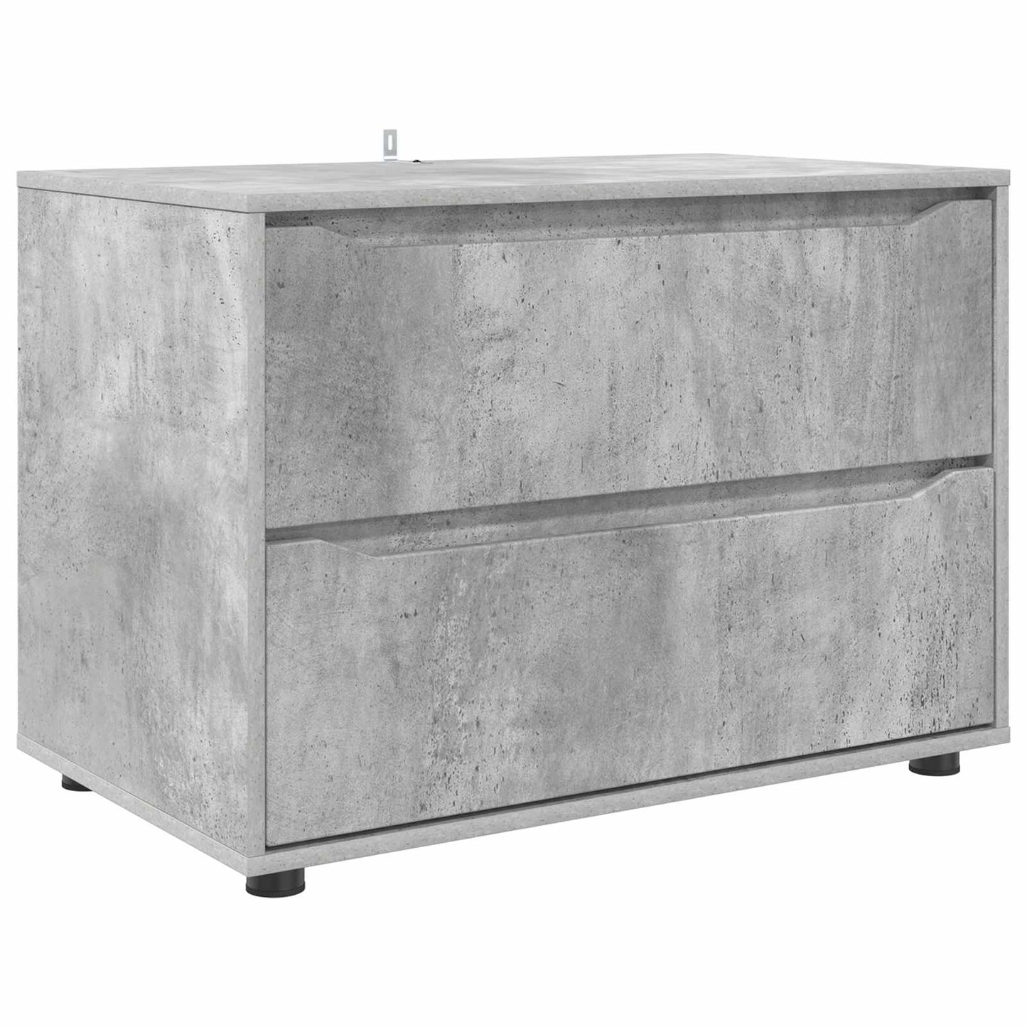 Armadio 80 x 48 x 57 cm Legno ingegnerizzato Grigio cemento