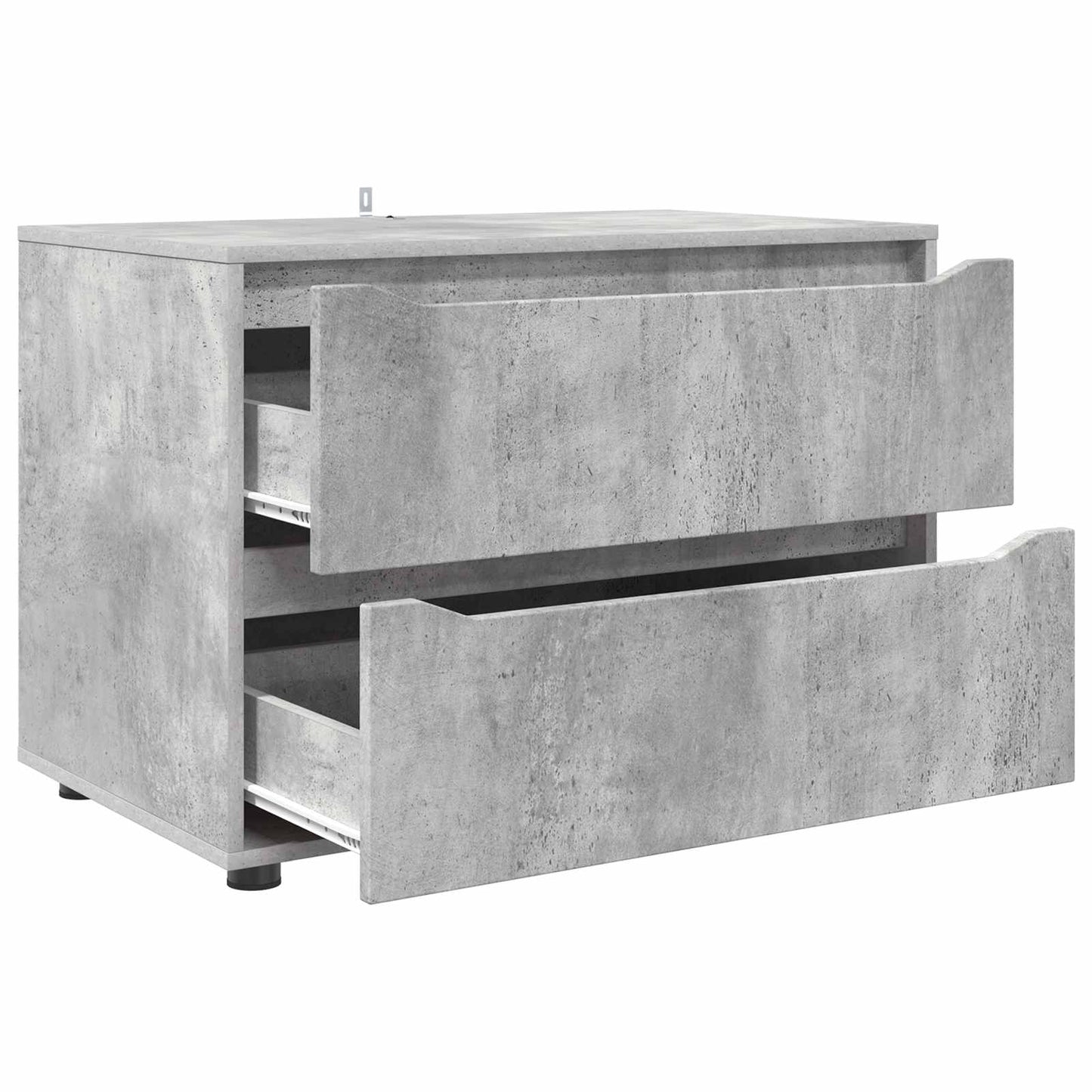 Armadio 80 x 48 x 57 cm Legno ingegnerizzato Grigio cemento