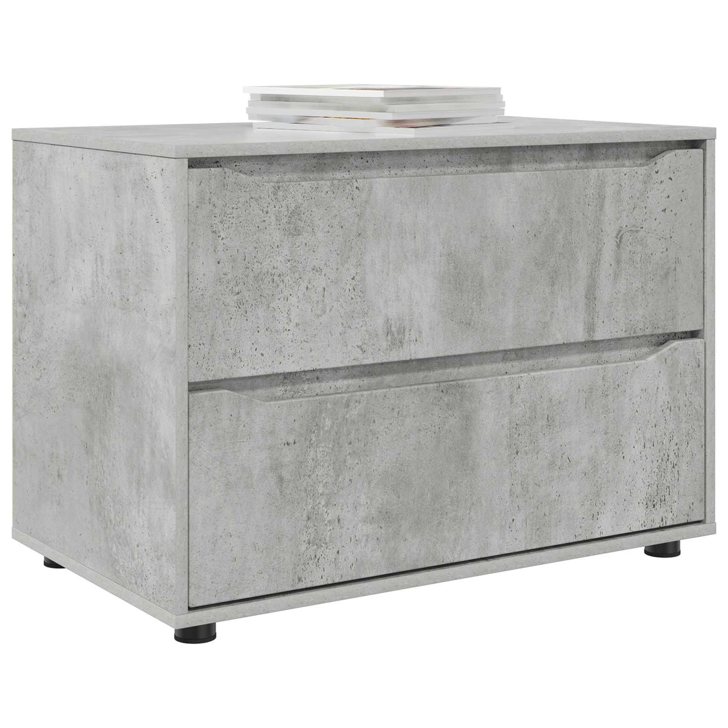 Armadio 80 x 48 x 57 cm Legno ingegnerizzato Grigio cemento